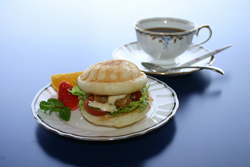 珍珠貝三明治影像